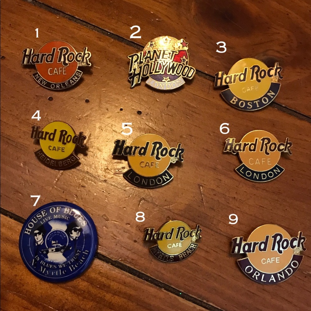 HARD ROCK CAFE PINS